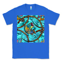 True Royal Lake Babe And Fish With Camouflage Seamless Pattern Classic Tee - BundleAndBundleShop