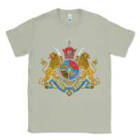 Matcha Iran Coat of arms Flag souvenir Iranian Persian Classic Tee - PixelFlow