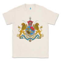 Natural Iran Coat of arms Flag souvenir Iranian Persian Classic Tee - PixelFlow