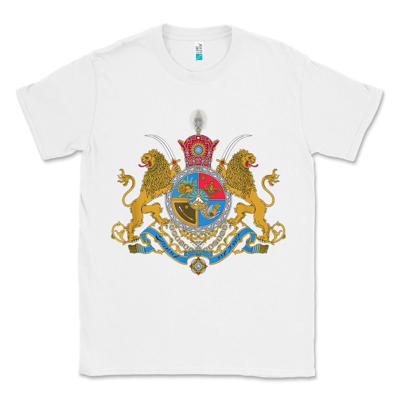 Iran Coat Of Arms Flag Souvenir Iranian Persian Classic Tee by PixelFlow | Teevron