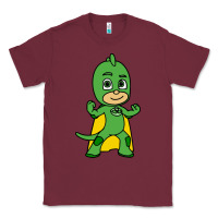 Burgundy gekko cat boy Classic Tee - PixelFlow