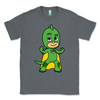 Charcoal Heather gekko cat boy Classic Tee - PixelFlow