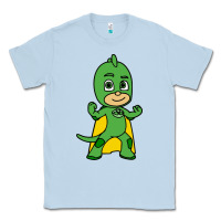 Dusty Blue gekko cat boy Classic Tee - PixelFlow