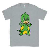 Heather Grey gekko cat boy Classic Tee - PixelFlow