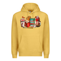 Antique Gold baseball coffee cup Premium Hoodie - AdoDesignShop