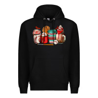 Black baseball coffee cup Premium Hoodie - AdoDesignShop