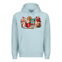 Blue Mist baseball coffee cup Premium Hoodie - AdoDesignShop