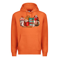 Carrot baseball coffee cup Premium Hoodie - AdoDesignShop