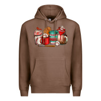 Chestnut baseball coffee cup Premium Hoodie - AdoDesignShop