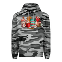 Slate Camo baseball coffee cup Premium Hoodie - AdoDesignShop