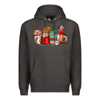 Smoke baseball coffee cup Premium Hoodie - AdoDesignShop