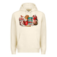 Tofu baseball coffee cup Premium Hoodie - AdoDesignShop