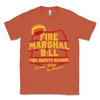Copper fire marshal bill fire safety school funny firefighter t shirt Classic Tee - PixelFlow