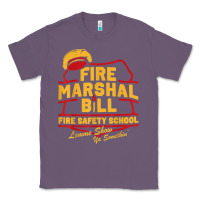 Lavender fire marshal bill fire safety school funny firefighter t shirt Classic Tee - PixelFlow