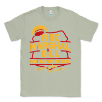Matcha fire marshal bill fire safety school funny firefighter t shirt Classic Tee - PixelFlow