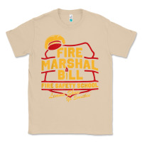 Mushroom fire marshal bill fire safety school funny firefighter t shirt Classic Tee - PixelFlow