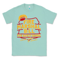 Seafoam fire marshal bill fire safety school funny firefighter t shirt Classic Tee - PixelFlow