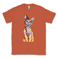 Copper Colorful Cat Classic Tee - PixelFlow