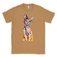 Toasted Coconut Colorful Cat Classic Tee - PixelFlow