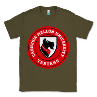 Army Green carnegie mellon tartans Classic Tee - SnappyArt