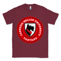 Burgundy carnegie mellon tartans Classic Tee - SnappyArt