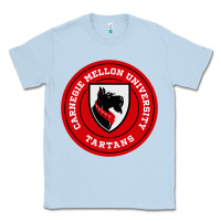 Dusty Blue carnegie mellon tartans Classic Tee - SnappyArt