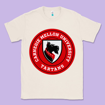 Carnegie Mellon Tartans Classic Tee Designed By Snappyart