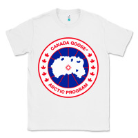White canada goose Classic Tee - SnappyArt