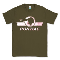 Army Green pontiac distressed Classic Tee - SnappyArt