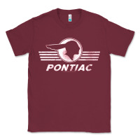 Burgundy pontiac distressed Classic Tee - SnappyArt