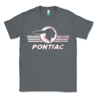 Charcoal Heather pontiac distressed Classic Tee - SnappyArt