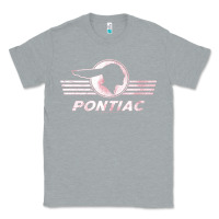 Heather Grey pontiac distressed Classic Tee - SnappyArt