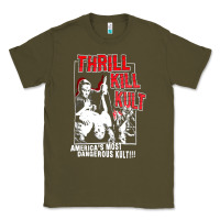 Army Green Thrill Kill Kults, Thrill Kill Kults vintage, Thrill Kill Kults art, T Classic Tee - SnappyArt
