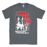 Charcoal Heather Thrill Kill Kults, Thrill Kill Kults vintage, Thrill Kill Kults art, T Classic Tee - SnappyArt