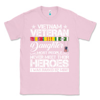 Bubblegum Pink VietNam Veteran daughter Most People Never Meet Their Heroes Classic Tee - SnappyArt