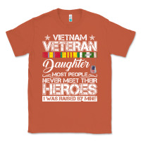 Copper VietNam Veteran daughter Most People Never Meet Their Heroes Classic Tee - SnappyArt