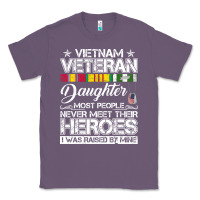 Lavender VietNam Veteran daughter Most People Never Meet Their Heroes Classic Tee - SnappyArt