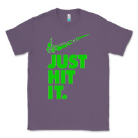 Lavender Just Hit It Cannabis Weed Vintage Retro Design for Weed Lover Classic Tee - SnappyArt