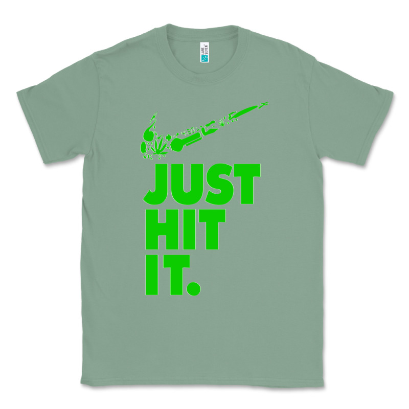Just Hit It Cannabis Weed Vintage Retro Design For Weed Lover Classic Tee by SnappyArt | Teevron