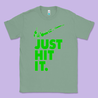 Just Hit It Cannabis Weed Vintage Retro Design For Weed Lover Classic Tee Designed By Snappyart