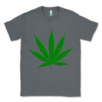 Charcoal Heather Weed Classic Tee - SnappyArt