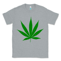 Heather Grey Weed Classic Tee - SnappyArt