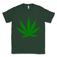 Sports Green Weed Classic Tee - SnappyArt