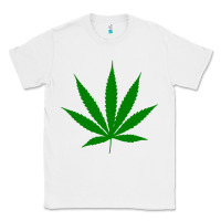 White Weed Classic Tee - SnappyArt