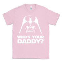 Bubblegum Pink darth vader who's your daddy Classic Tee - SnappyArt