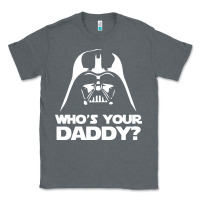Charcoal Heather darth vader who's your daddy Classic Tee - SnappyArt