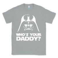 Heather Grey darth vader who's your daddy Classic Tee - SnappyArt