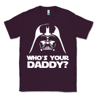 Plum darth vader who's your daddy Classic Tee - SnappyArt