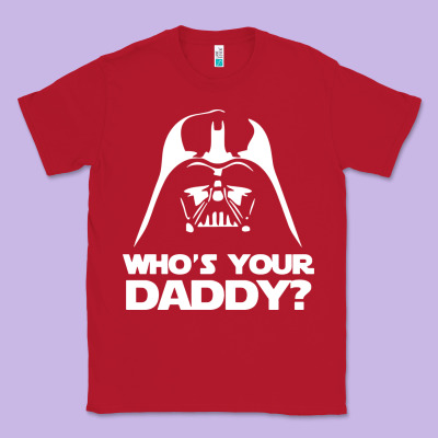 Darth Vader Who's Your Daddy Classic Tee Designed By Snappyart