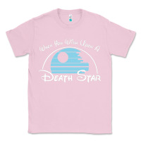 Bubblegum Pink when you wish upon a death star Classic Tee - SnappyArt